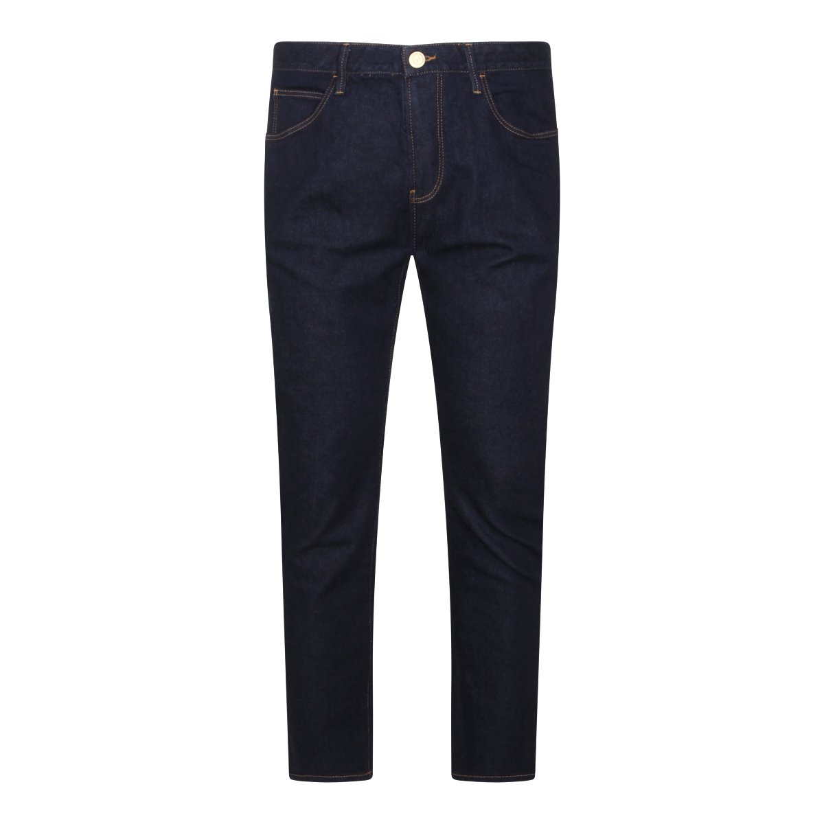 Giorgio Armani Slim-Fit Dark Blue Denim Jeans Zwart