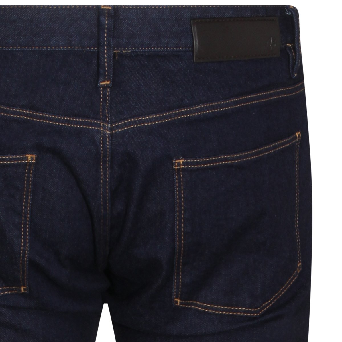 Giorgio Armani Slim-Fit Dark Blue Denim Jeans Zwart