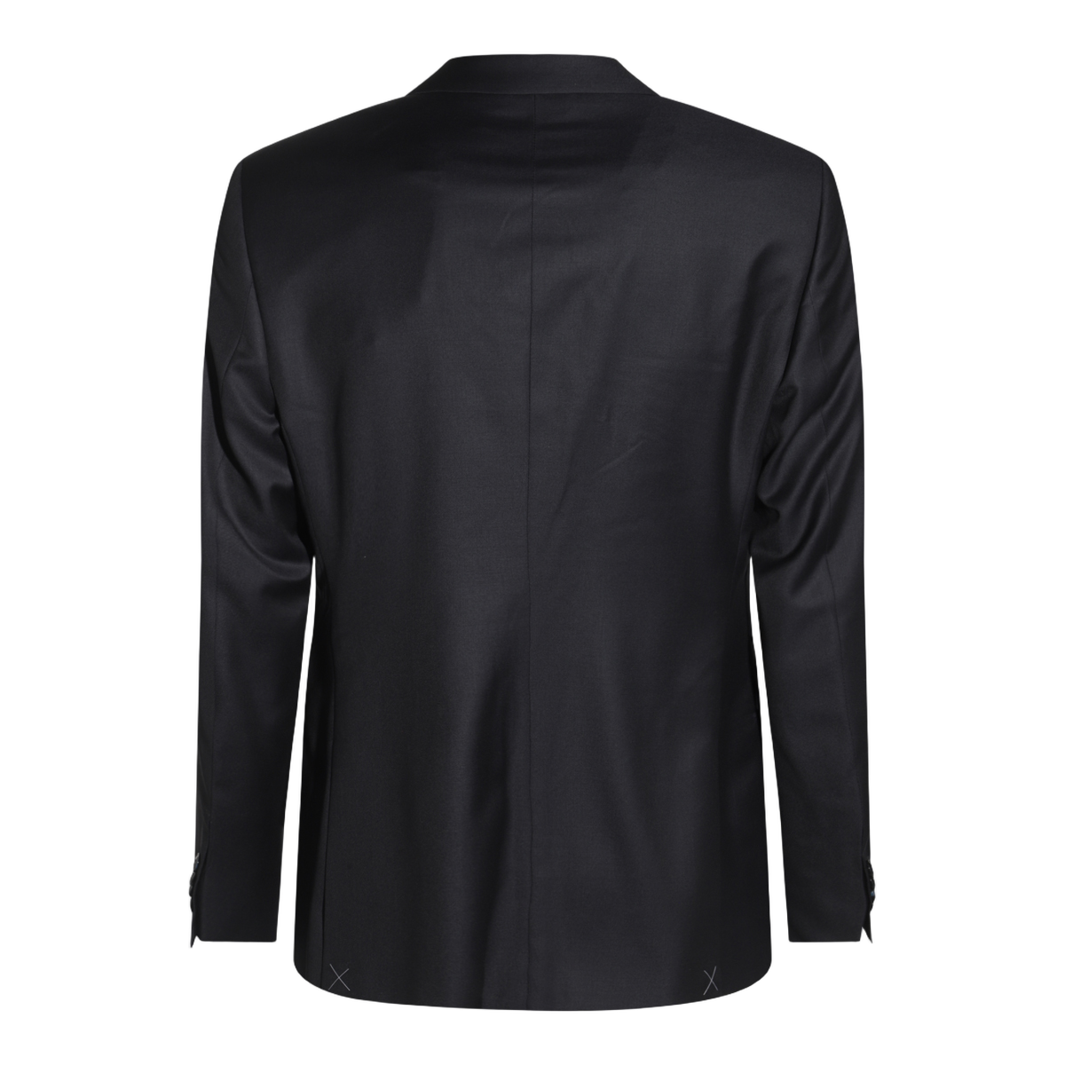 Giorgio Armani Tailored Black Suit with Classic Two-Button Blazer Zwart