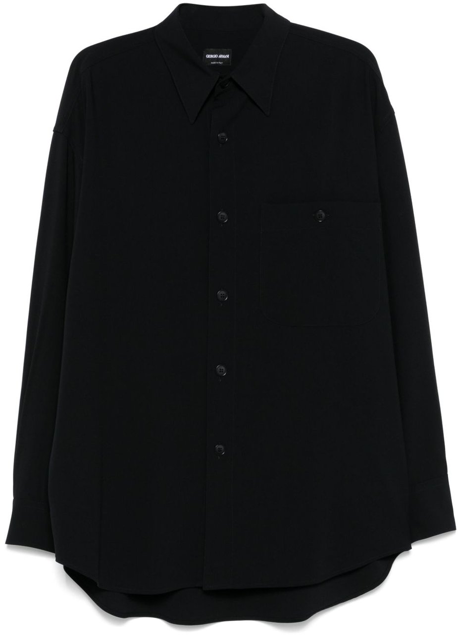 Giorgio Armani Shirts Black Zwart