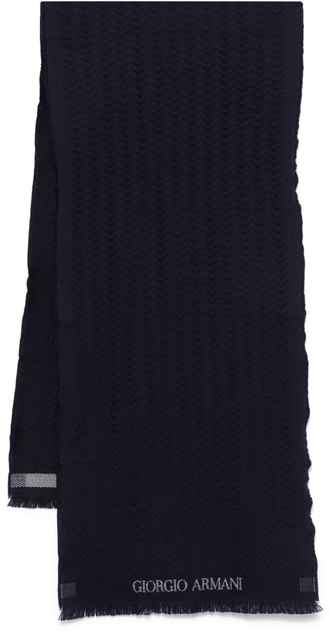 Giorgio Armani Scarfs Black Zwart