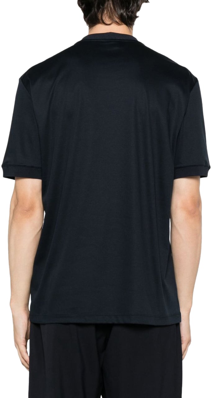 Giorgio Armani T-Shirts And Polos Black Zwart
