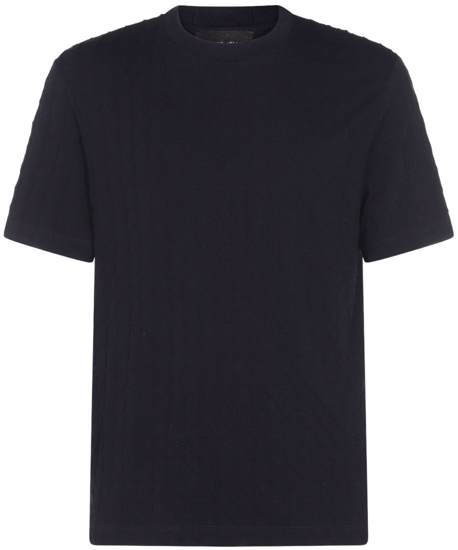 Giorgio Armani T-Shirts And Polos Blue Blauw
