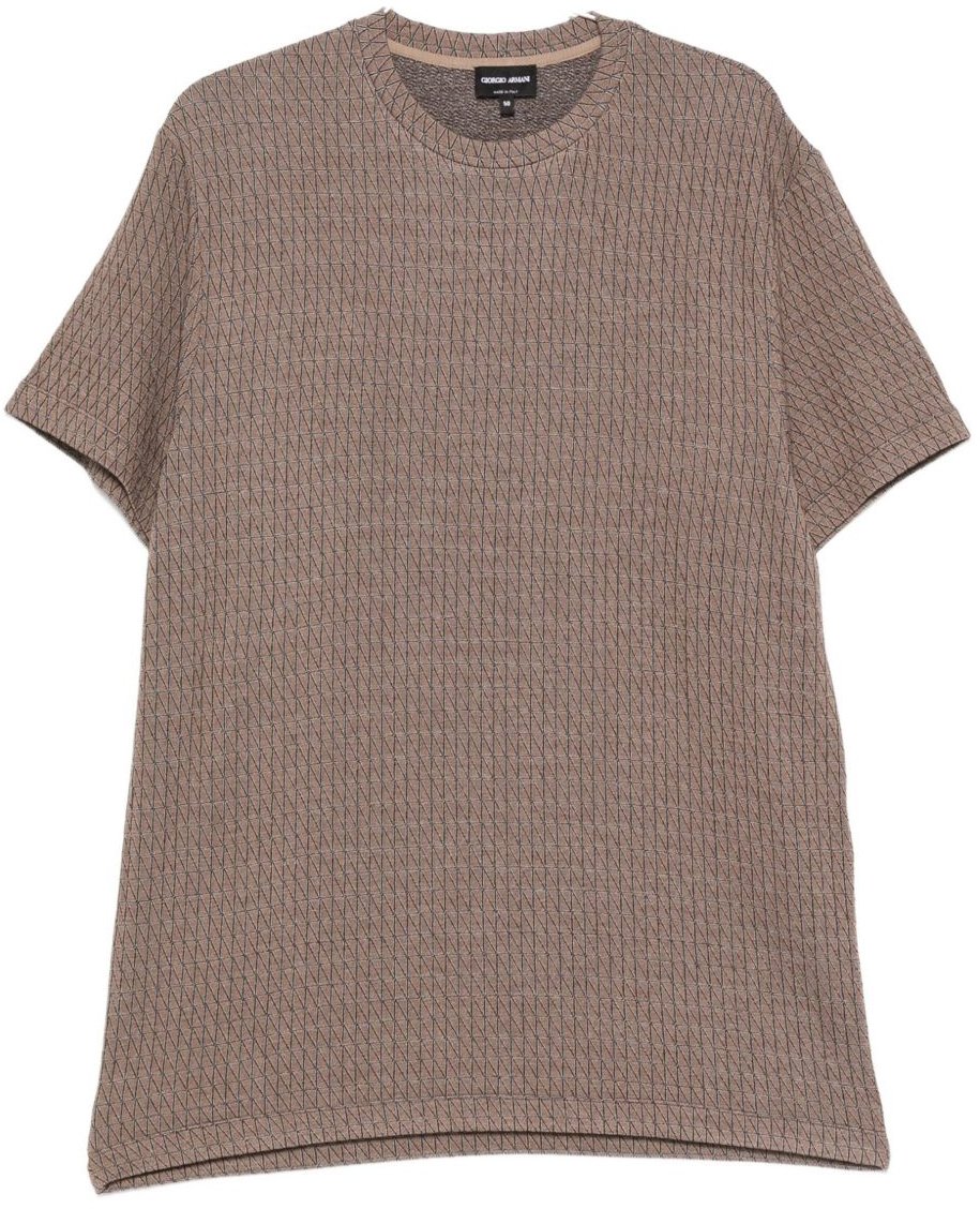 Giorgio Armani T-Shirts And Polos Brown Bruin