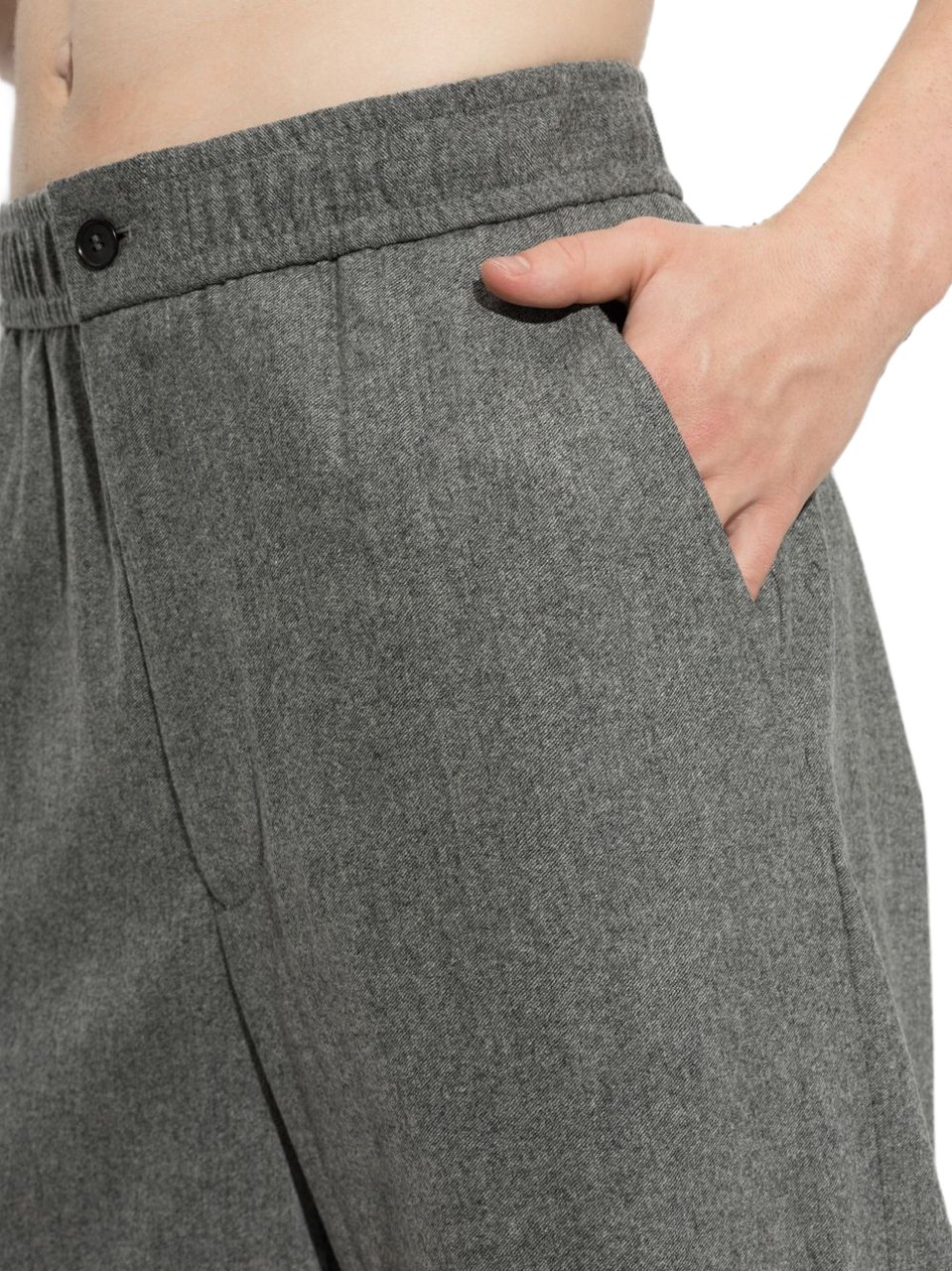 Giorgio Armani Trousers Grey Grijs
