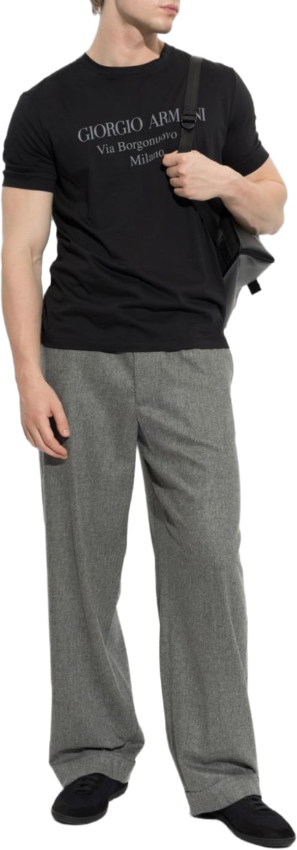 Giorgio Armani Trousers Grey Grijs