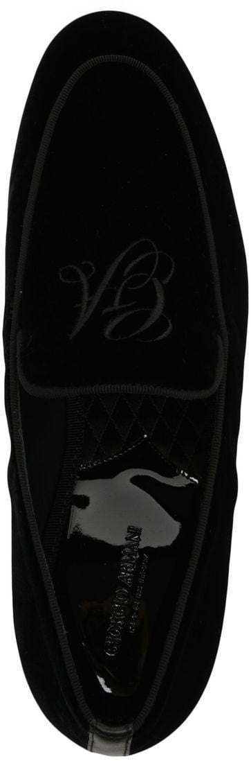 Giorgio Armani Flat Shoes Black Zwart