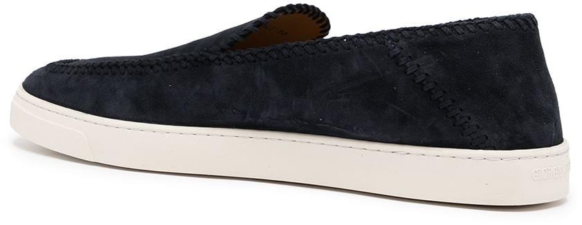 Giorgio Armani Sneakers Blu Blauw