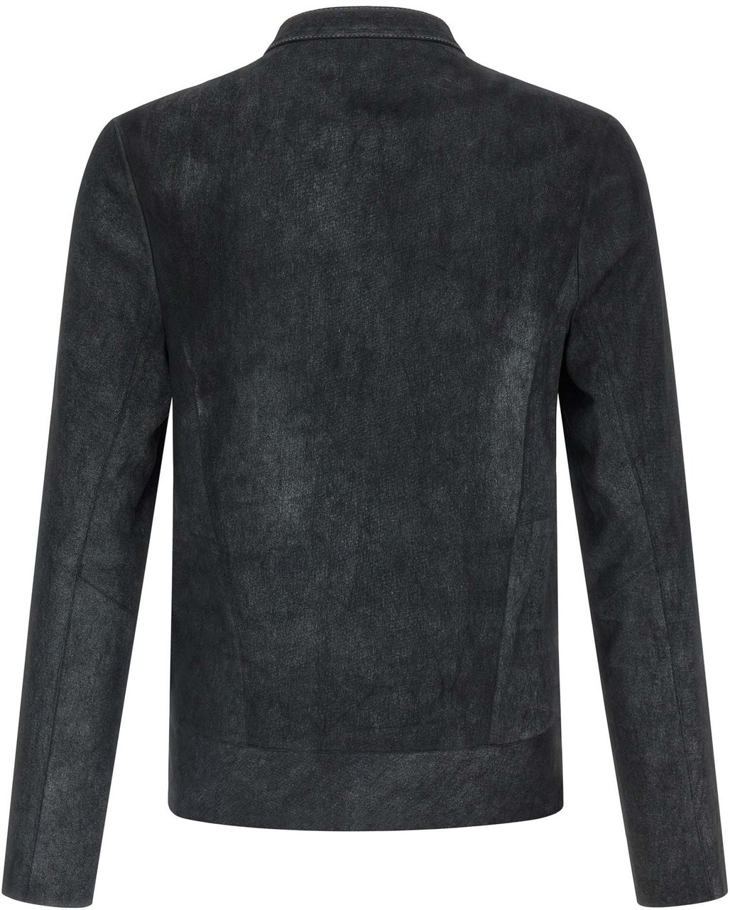 GIORGIO BRATO Black Lamb Leather Leather Jacket Zwart