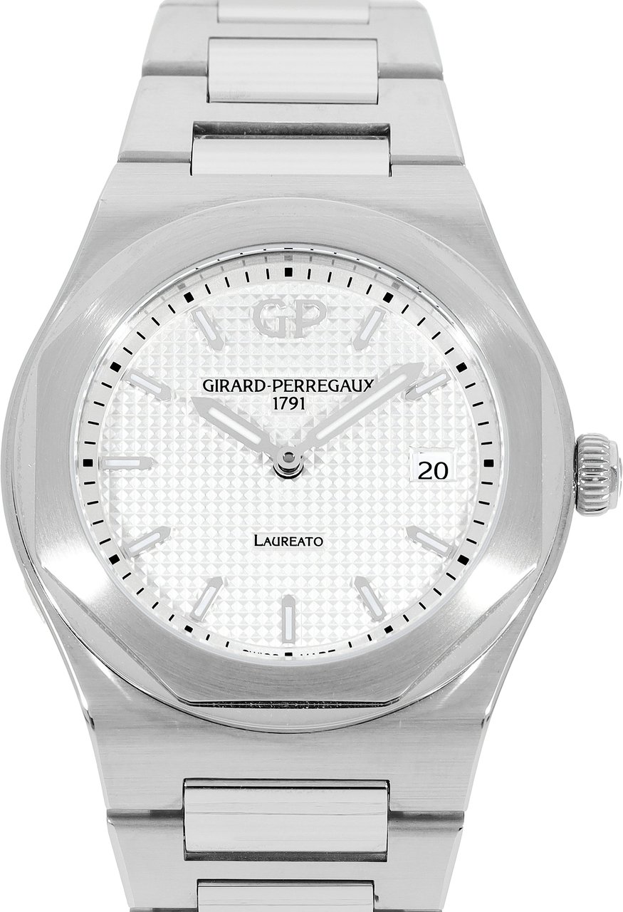 Girard Perregaux Laureato Zilver