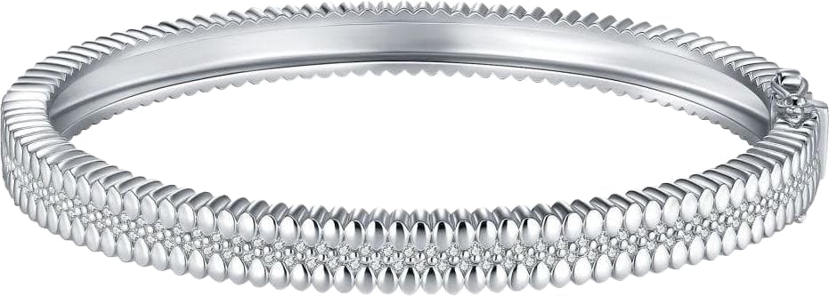 Gisser Jewels Gisser Jewels Armband SB37-60 Zilver met Zirkonia 6.7mm x 60mm Zilver