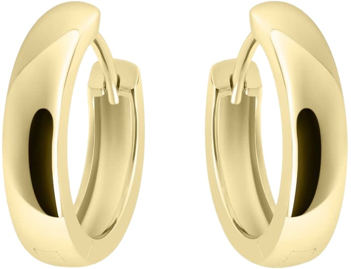 Gisser Jewels Gisser Jewels Oorbellen VGKCA4/18 14k Geelgoud Glad 4mm Breed 18mm Divers