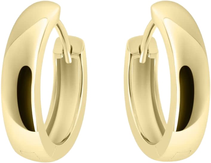 Gisser Jewels Gisser Jewels Oorbellen VGKCA4/18 14k Geelgoud Glad 4mm Breed 18mm Divers