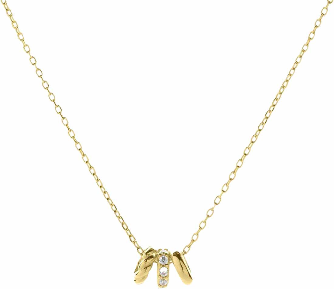Gisser Jewels Gisser Jewels Collier VGN022-42+3 14k Geelgoud met Zirkonia 42+3cm Divers