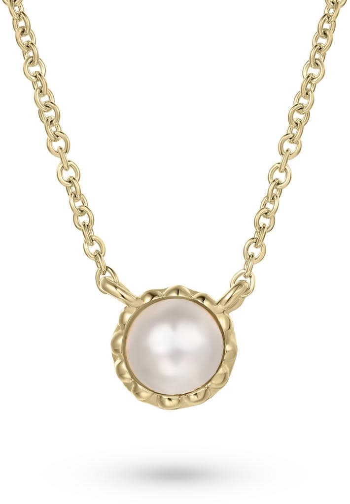 Gisser Jewels Gisser Jewels Collier VGN035-42+3 14k Geelgoud met Parel Divers