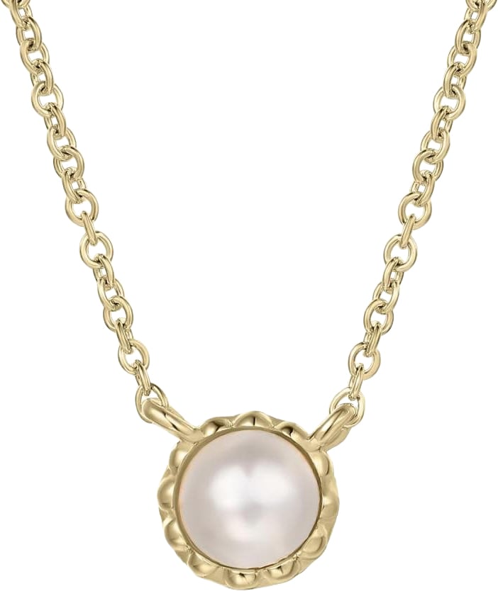 Gisser Jewels Gisser Jewels Collier VGN035-42+3 14k Geelgoud met Parel Goud