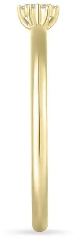 Gisser Jewels Gisser Jewels Ring VGR032-54 14k Geelgoud met Zirkonia Maat 54 Goud