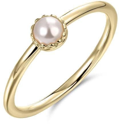 Gisser Jewels Gisser Jewels Ring VGR051-54 14k Geelgoud met Parel Goud