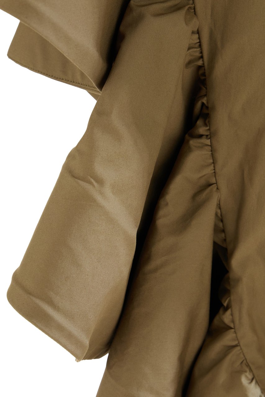 Giuseppe Di Morabito Giuseppe Di Morabito Olive green cotton dress Groen