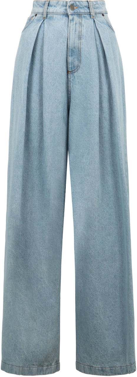 Giuseppe Di Morabito Jeans a gamba larga Blauw