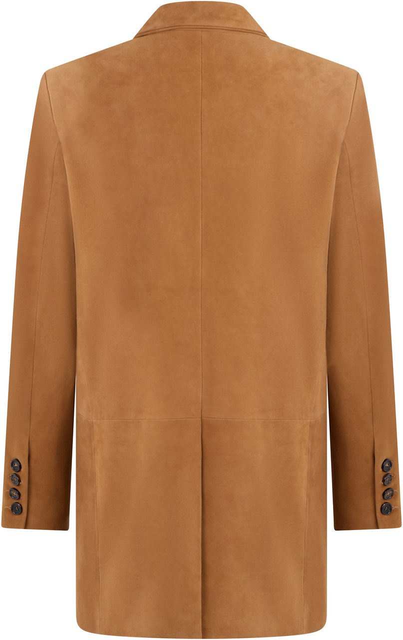 Giuseppe Di Morabito Suede jacket Neutraal