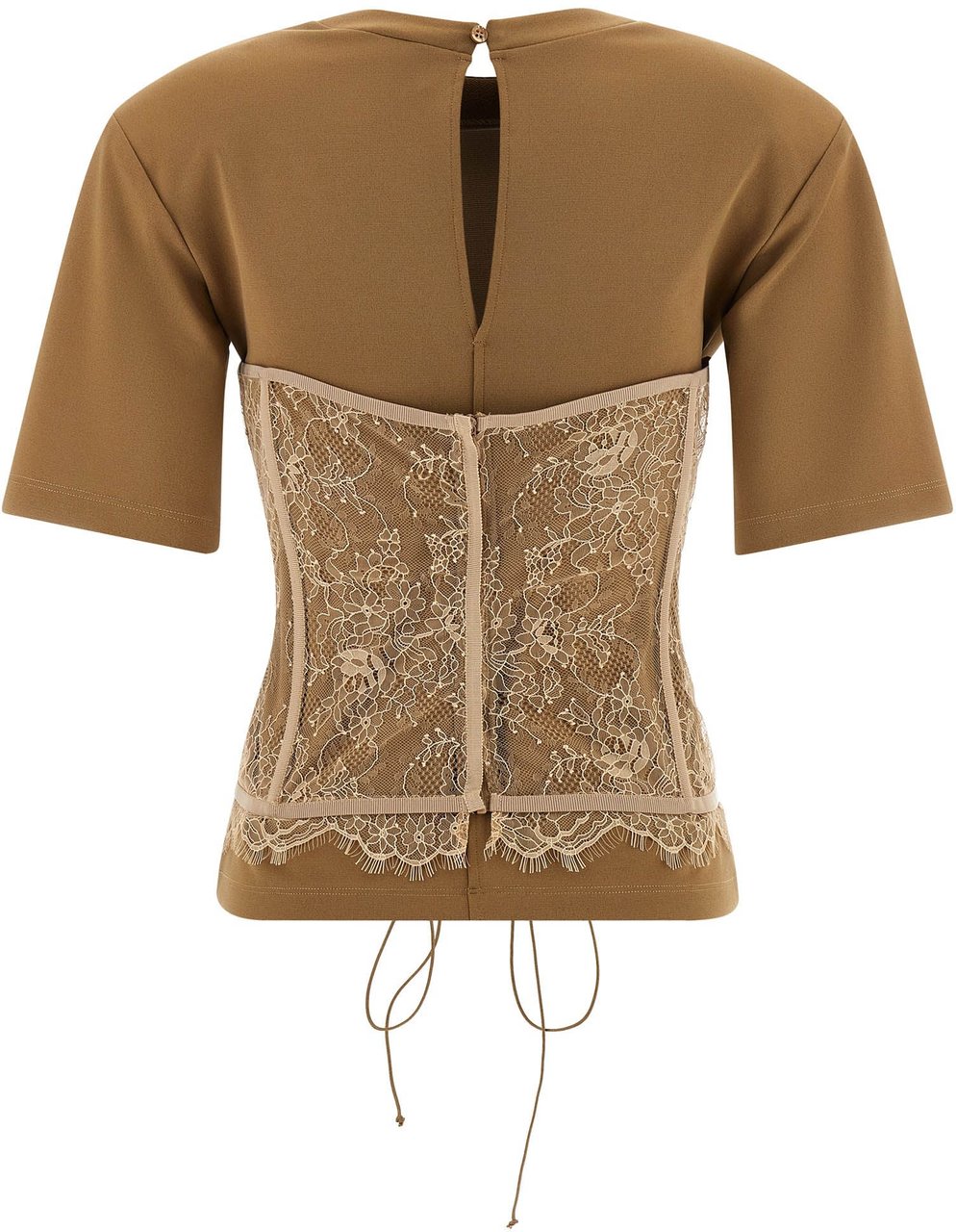 Giuseppe Di Morabito Brown Viscose T-Shirt Wit