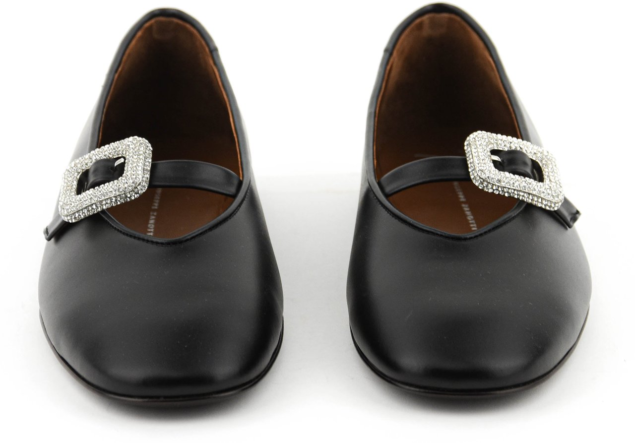 Giuseppe Zanotti Amanda Ballerina Black Zwart