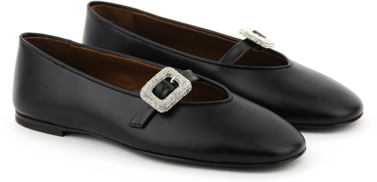 Giuseppe Zanotti Amanda Ballerina Black Zwart