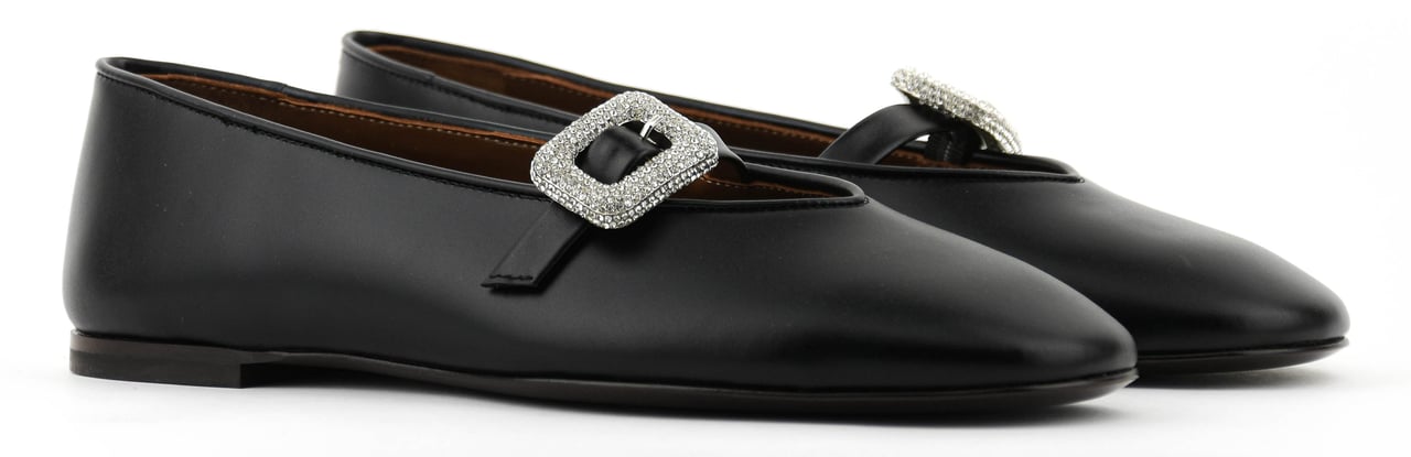 Giuseppe Zanotti Amanda Ballerina Black Zwart