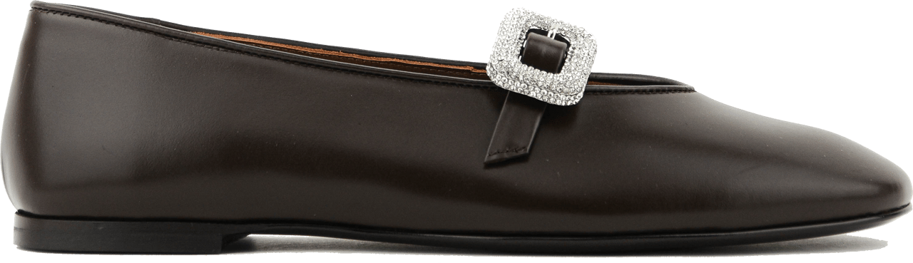 Giuseppe Zanotti Giuseppe Zanott Amanda Ballerina Brown Bruin