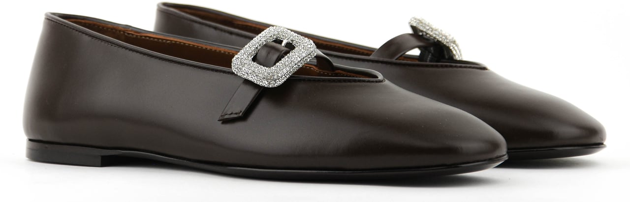 Giuseppe Zanotti Giuseppe Zanott Amanda Ballerina Brown Bruin