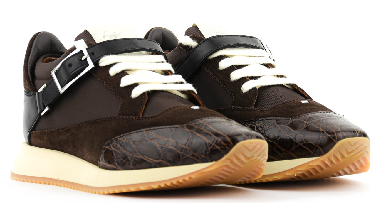 Giuseppe Zanotti Sophisticated Sneaker Brown Bruin