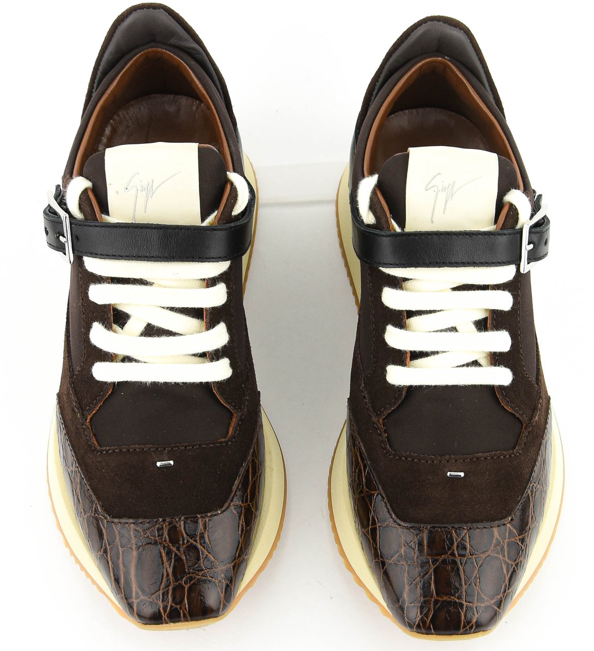 Giuseppe Zanotti Sophisticated Sneaker Brown Bruin