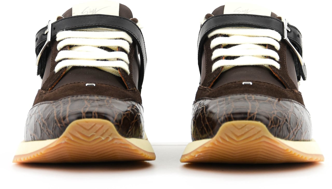 Giuseppe Zanotti Sophisticated Sneaker Brown Bruin
