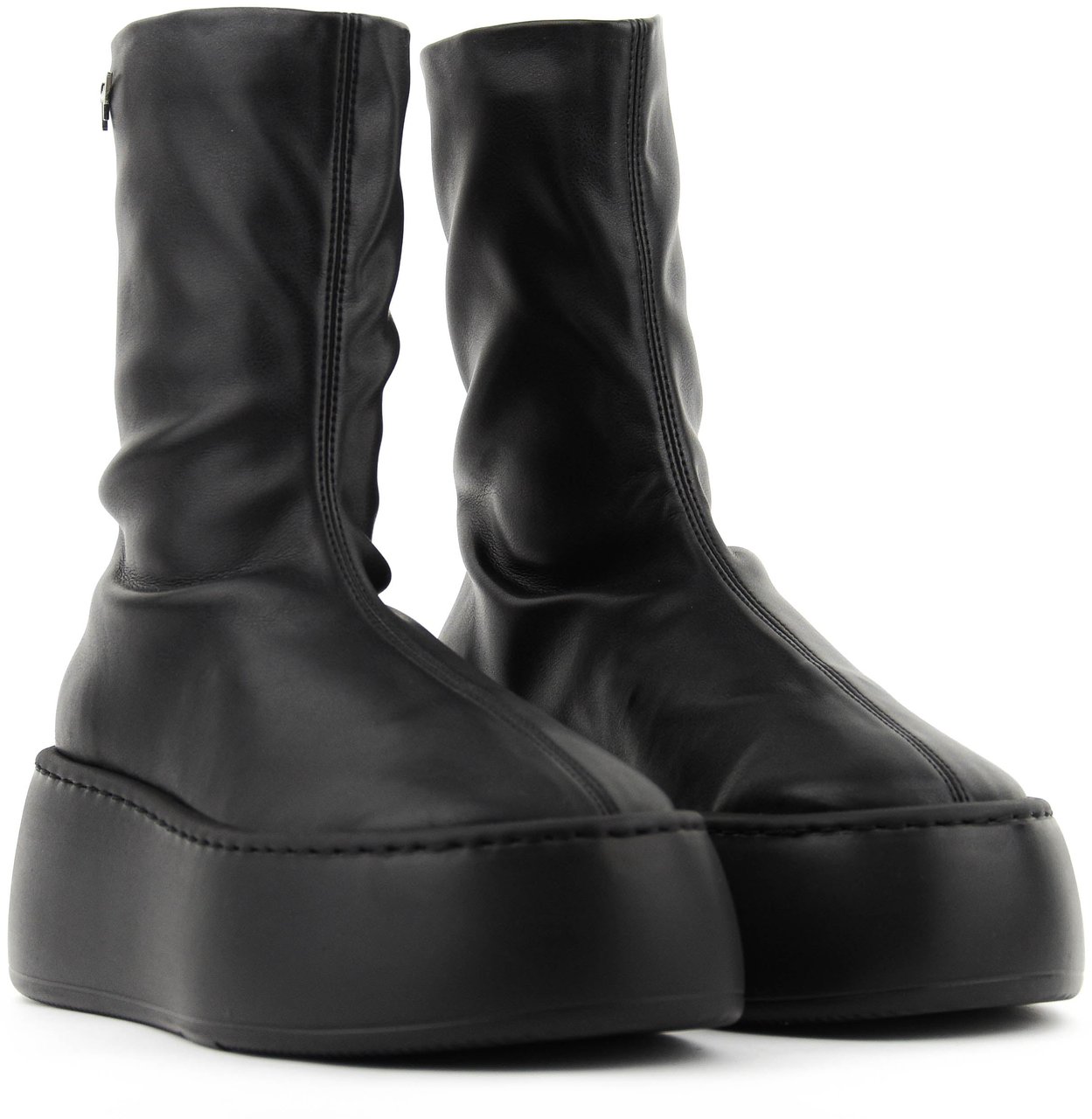 Giuseppe Zanotti Stretch Bootie Platform Black Zwart