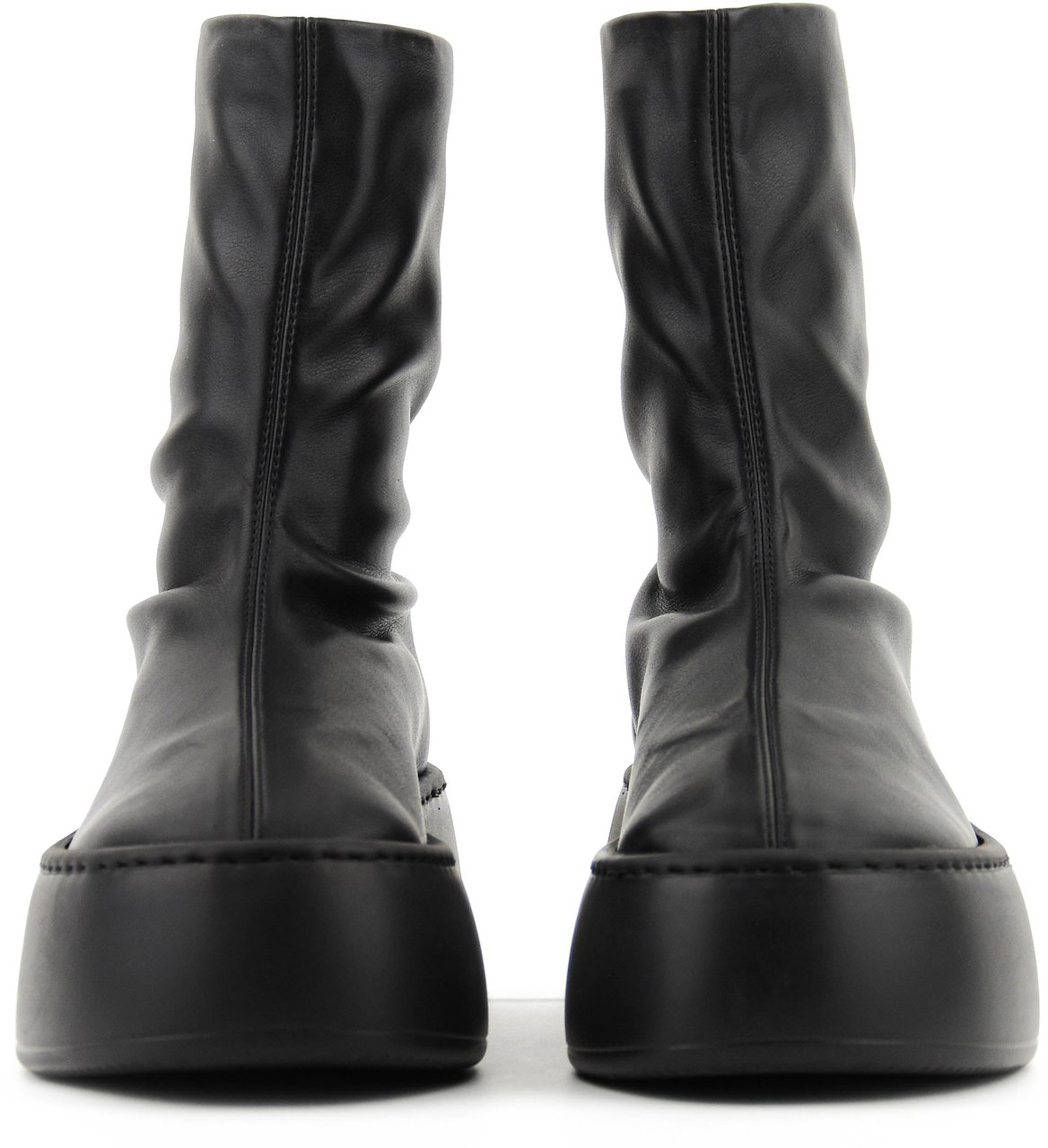 Giuseppe Zanotti Stretch Bootie Platform Black Zwart