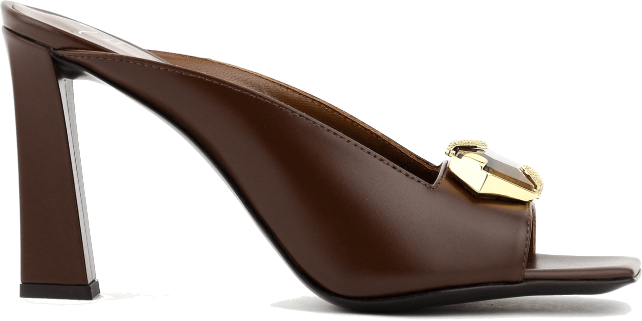 Giuseppe Zanotti Mya Stone Mule Tan Bruin