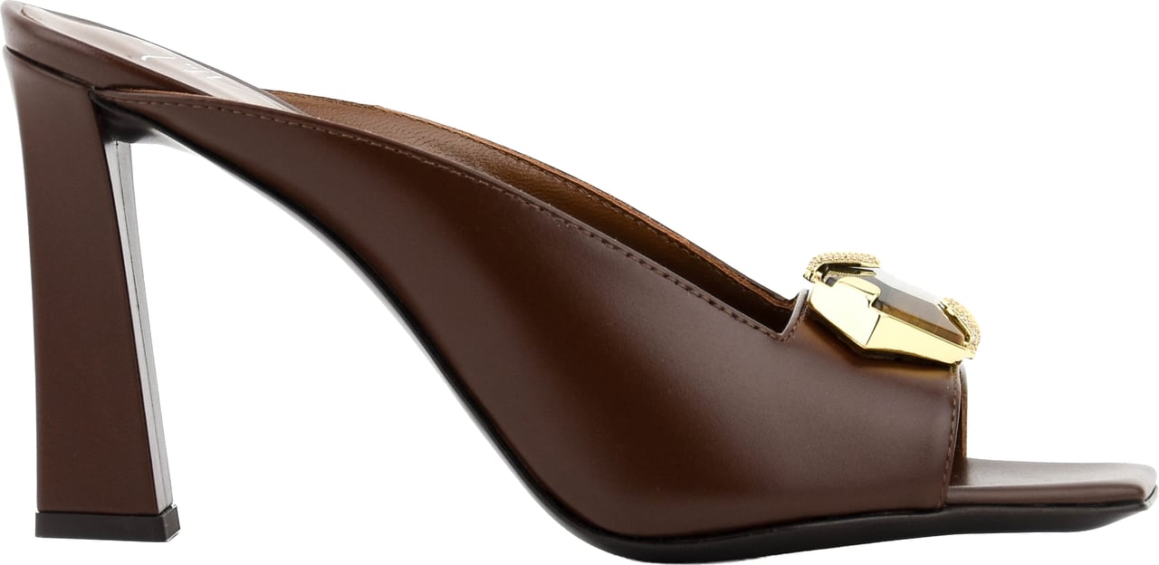 Giuseppe Zanotti Mya Stone Mule Tan Bruin