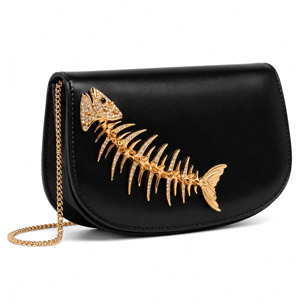 Giuseppe Zanotti Slim Herringbone Zwart