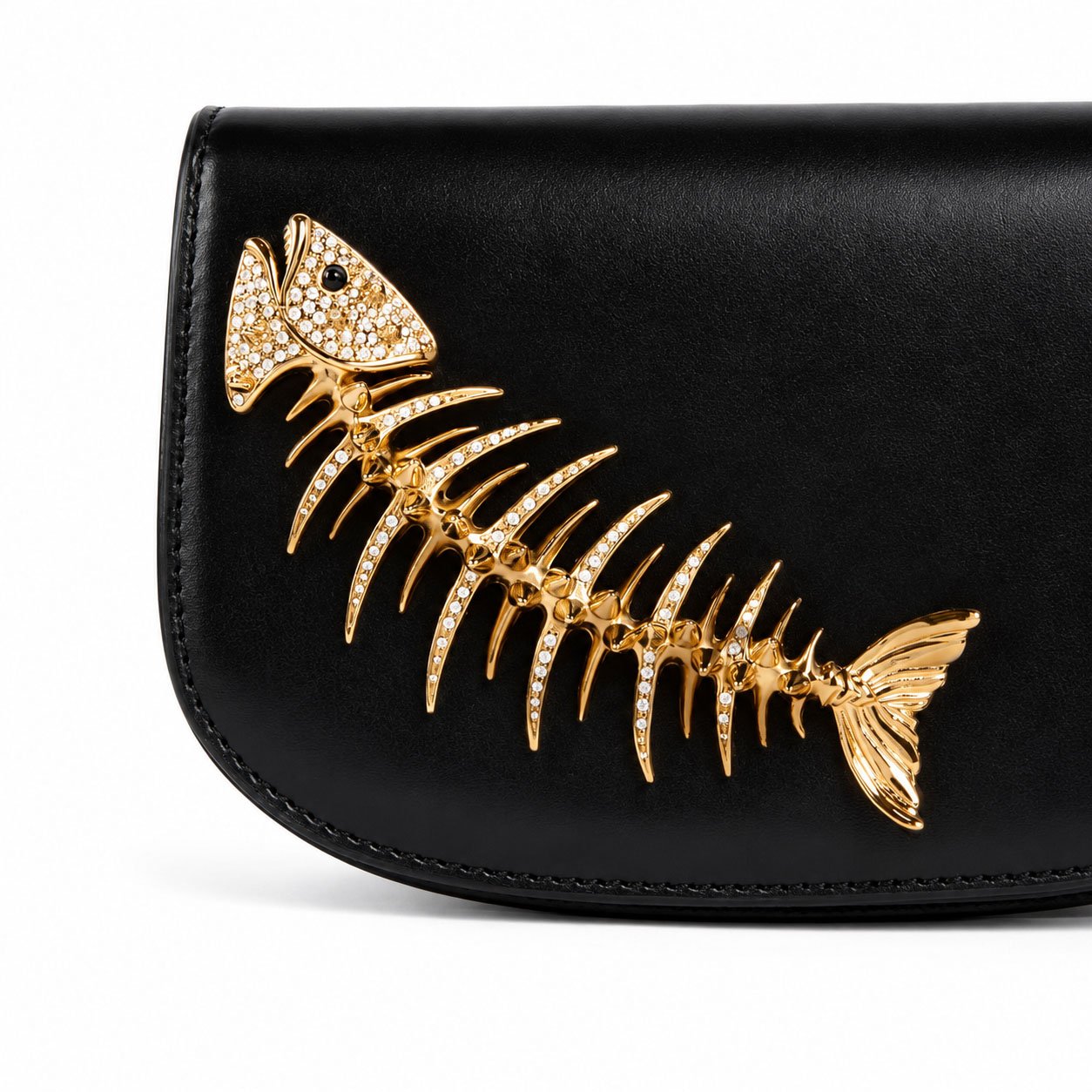 Giuseppe Zanotti Slim Herringbone Zwart