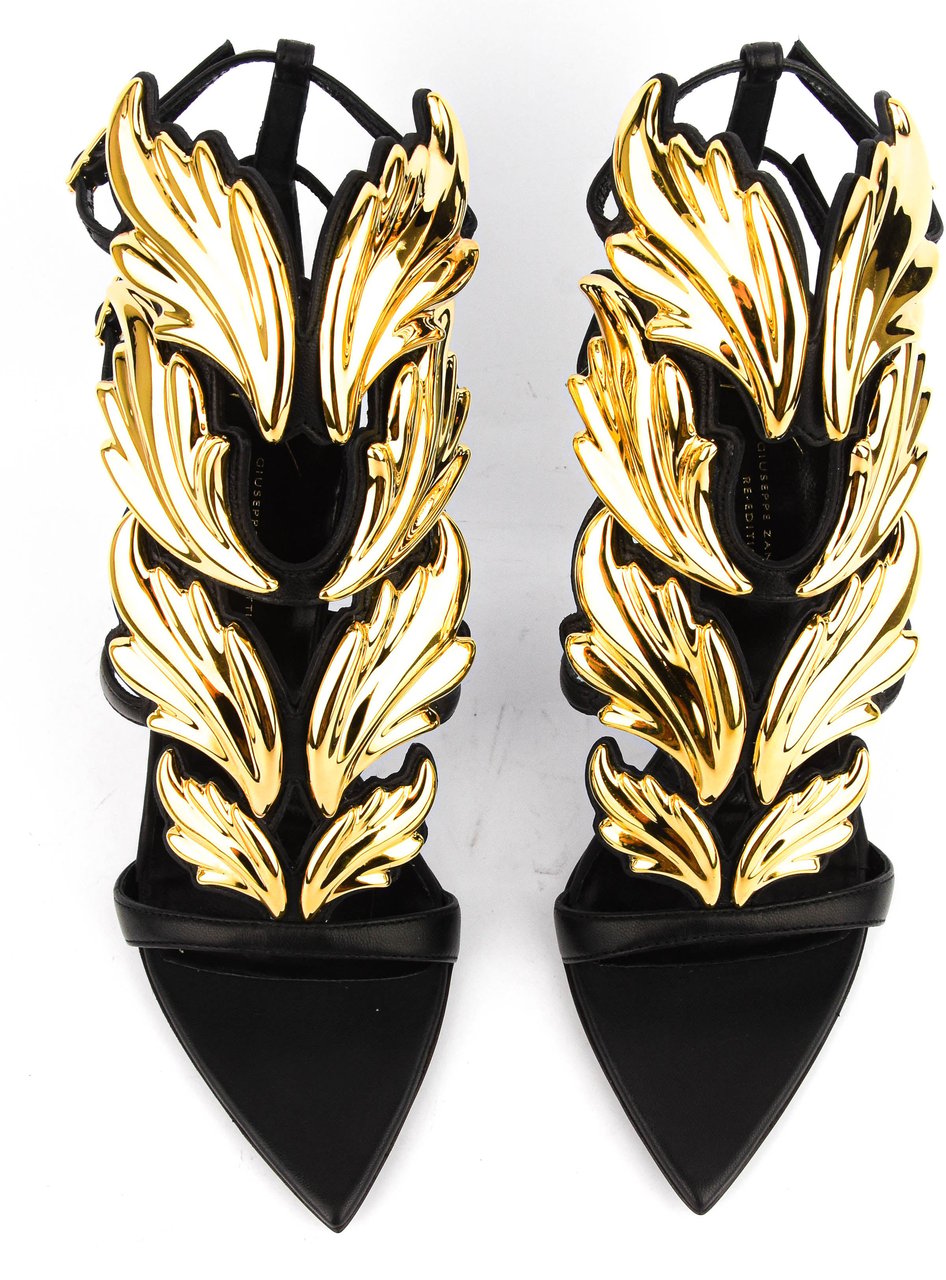 Giuseppe Zanotti New Cruel Black/gold Zwart