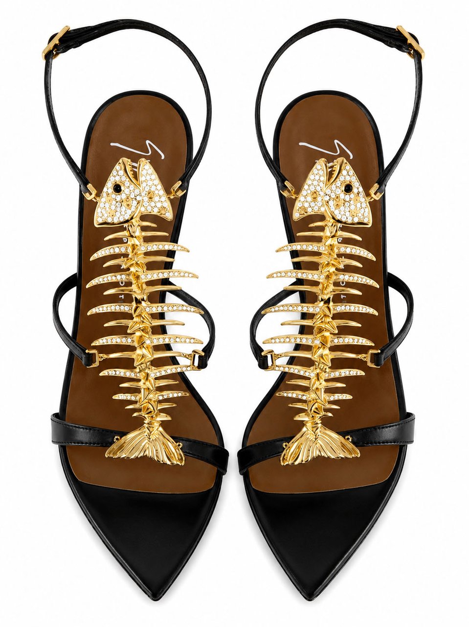 Giuseppe Zanotti Slim 2.0 Herringbone Zwart