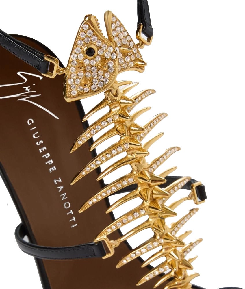 Giuseppe Zanotti Slim 2.0 Herringbone Zwart