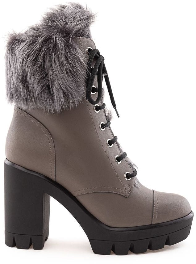 Giuseppe Zanotti Beige Eco Leather Lace-Up Boots Beige