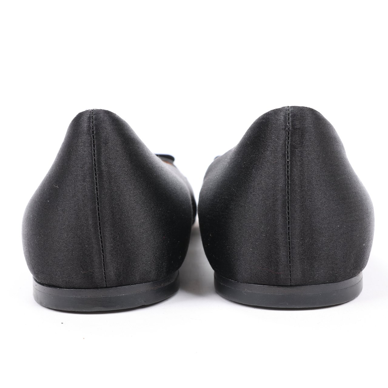 Giuseppe Zanotti Giuseppe Zanotti Black Ballet Flats with Bow in Size 37 EU Zwart