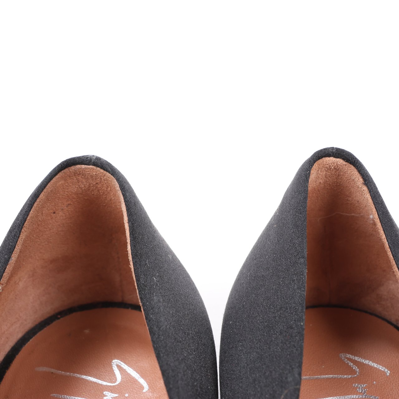 Giuseppe Zanotti Giuseppe Zanotti Black Ballet Flats with Bow in Size 37 EU Zwart