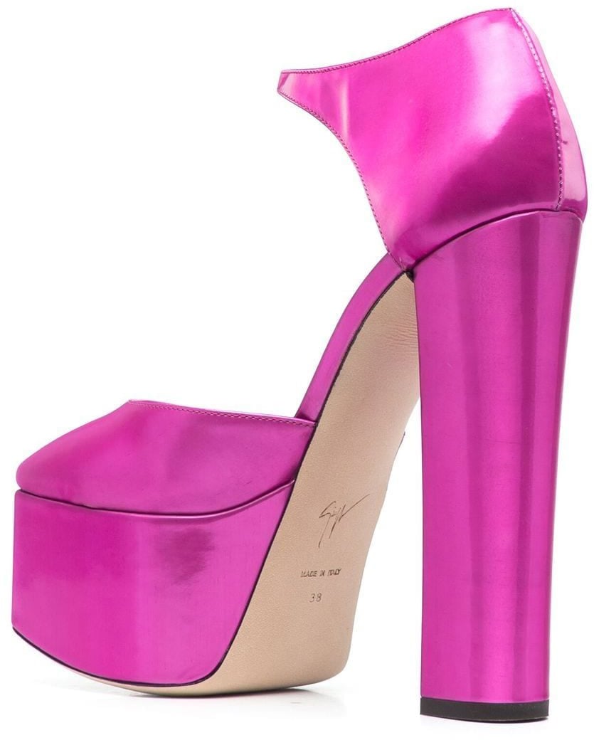 Giuseppe Zanotti With Heel Fuchsia Roze