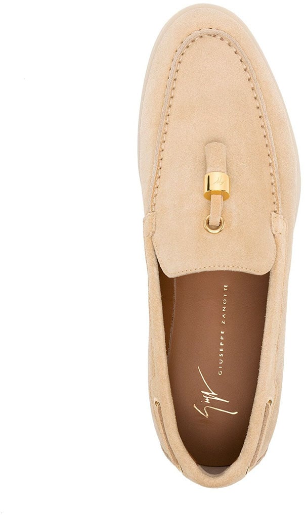 Giuseppe Zanotti Velours Beige Beige