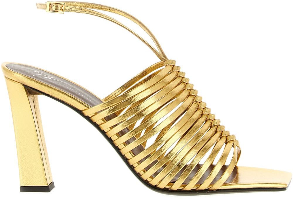 Giuseppe Zanotti Sandals Golden Goud