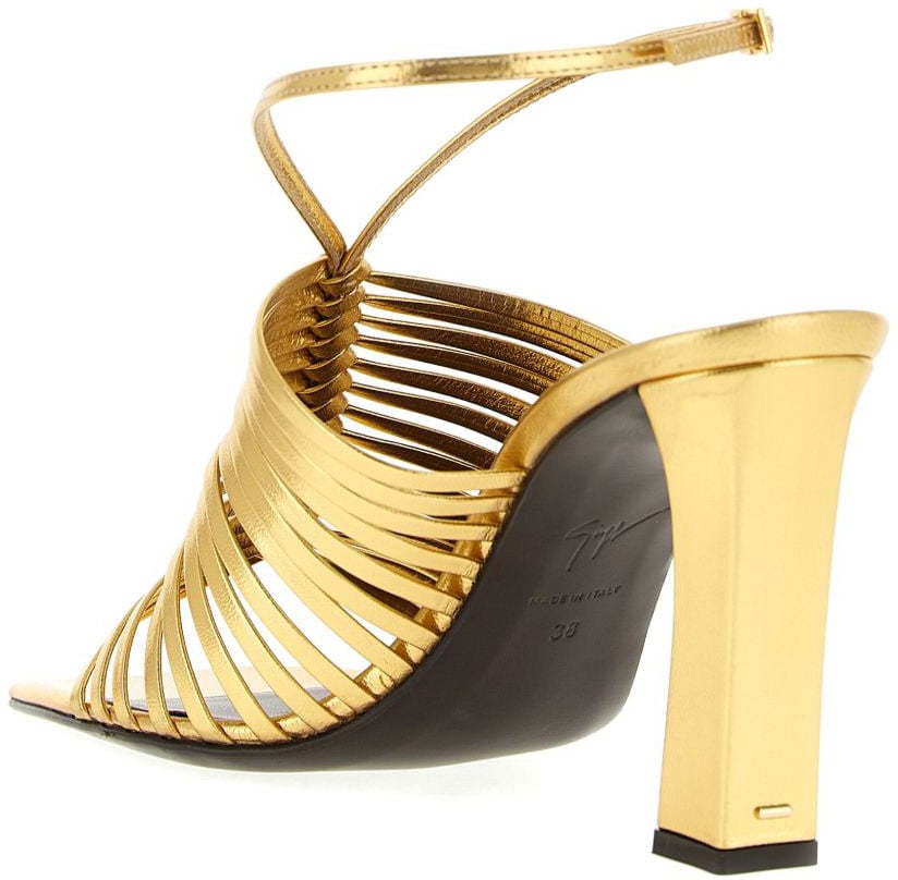 Giuseppe Zanotti Sandals Golden Goud
